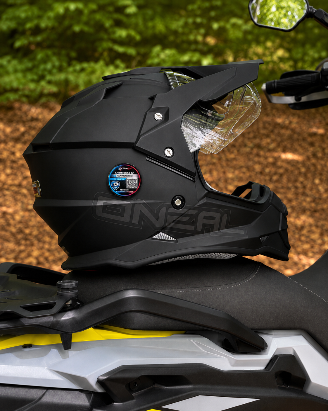 RiderSOS Helmet Tag